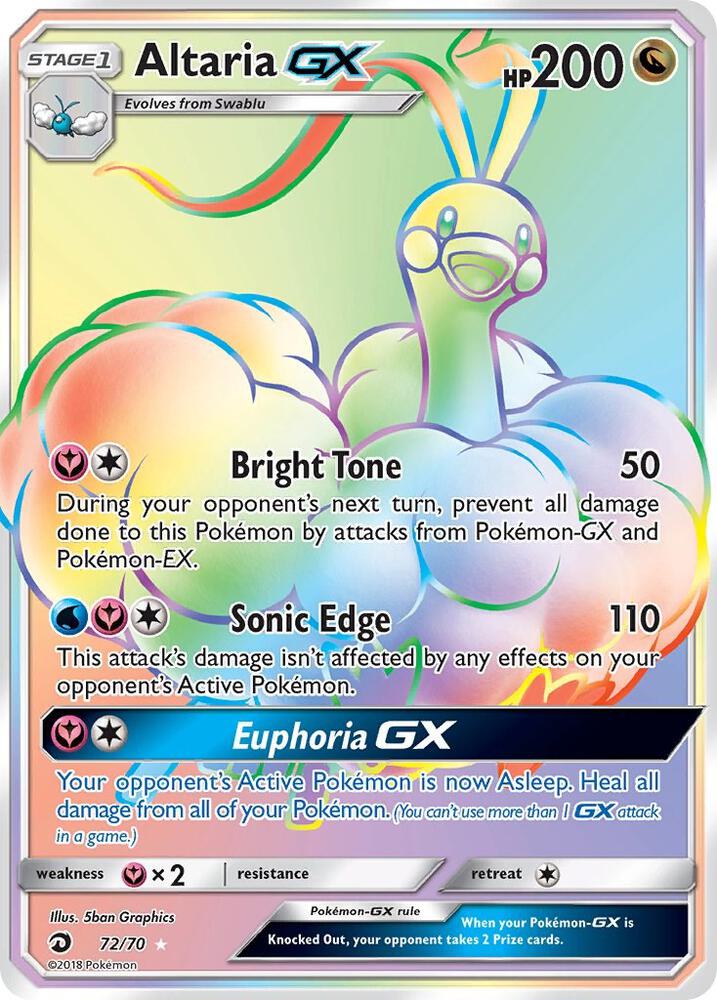 Altaria GX (Secret) - #72/70