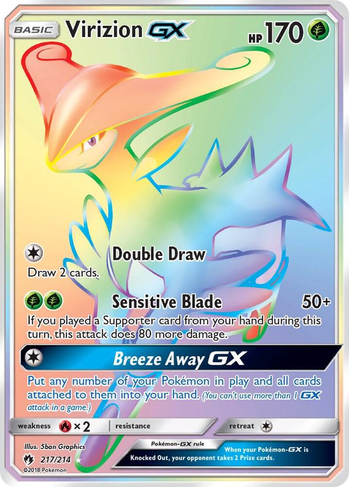 Virizion GX (Secret) - #217/214
