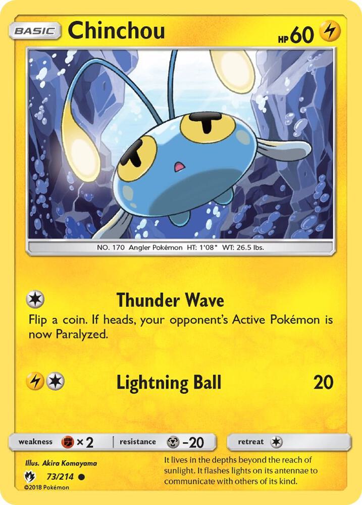 Chinchou - #73/214