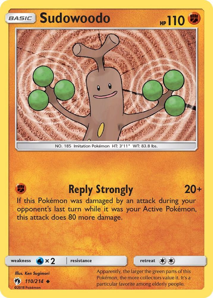 Sudowoodo - #110/214
