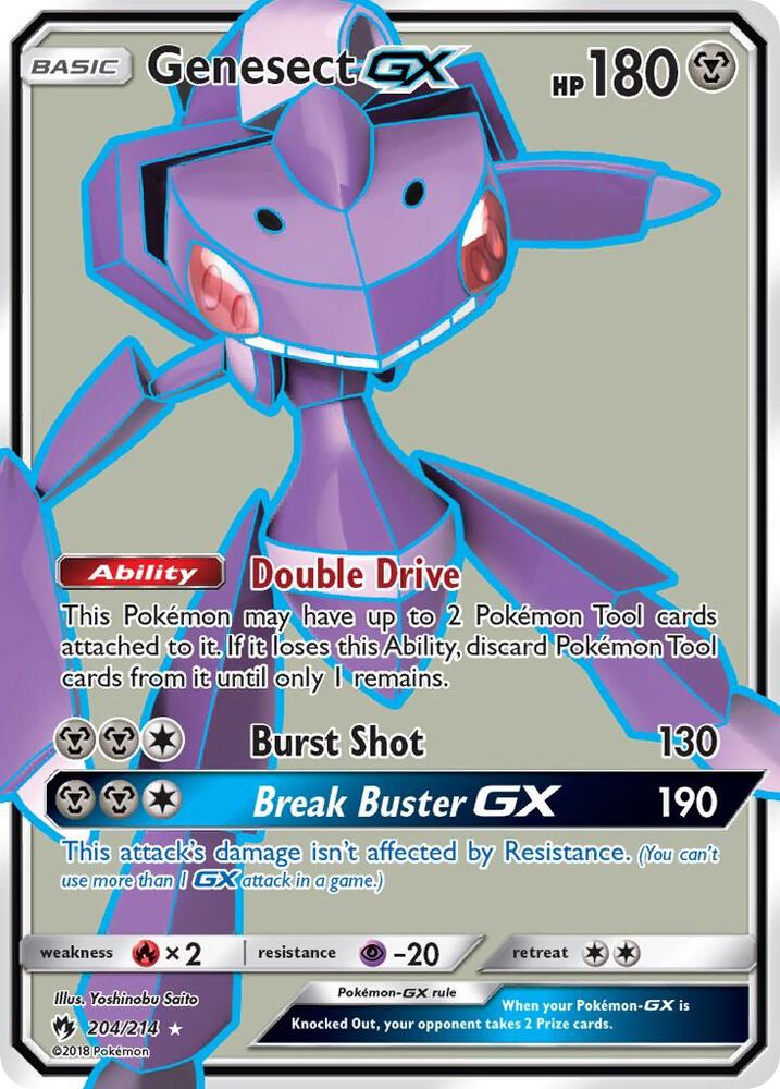 Genesect GX (Full Art) - #204/214