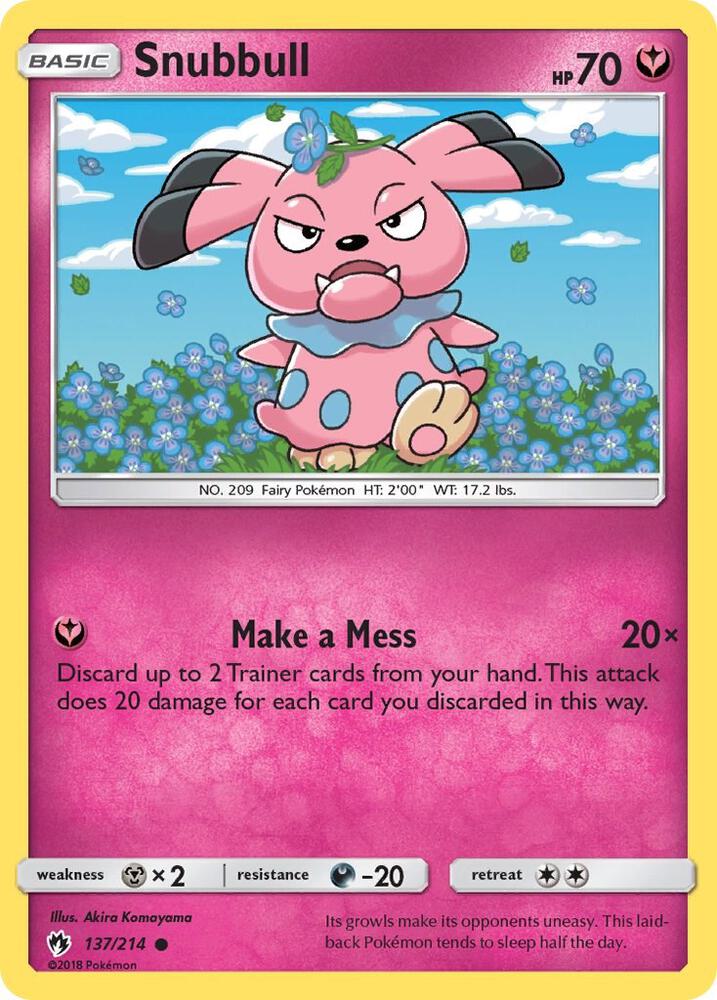 Snubbull - #137/214