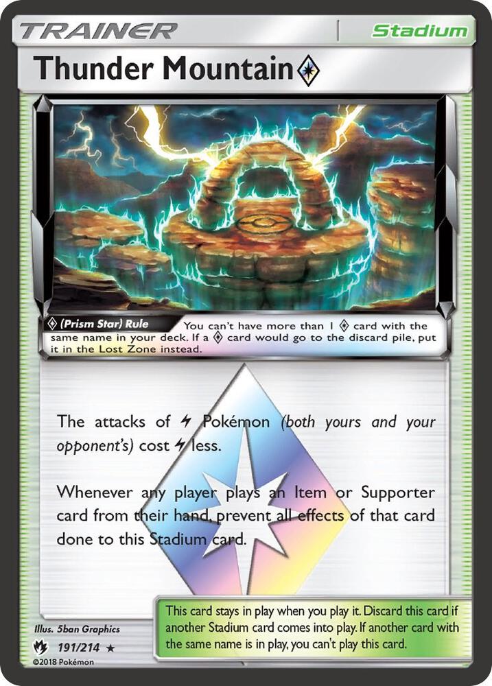 Thunder Mountain Prism Star - #191/214