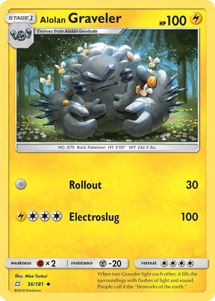 Alolan Graveler - #36/181