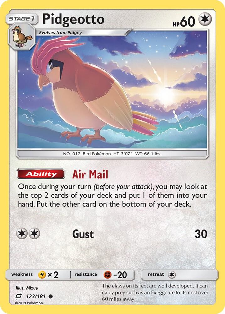 Pidgeotto - #123/181