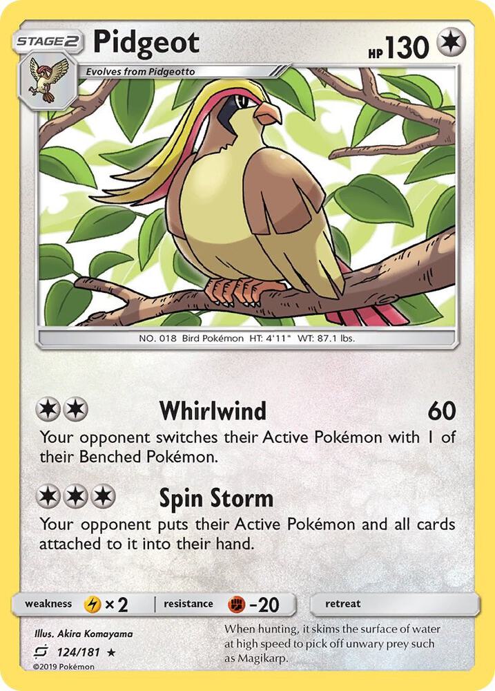 Pidgeot - #124/181