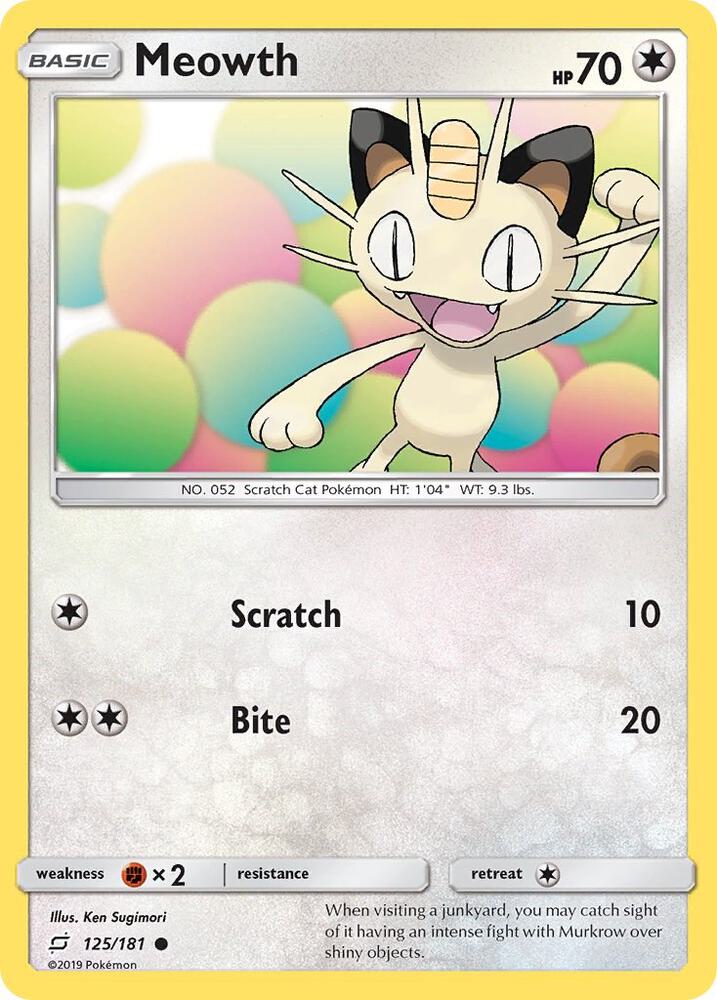 Meowth - #125/181