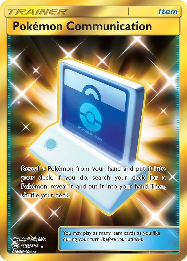 Pokemon Communication (Secret) - #196/181