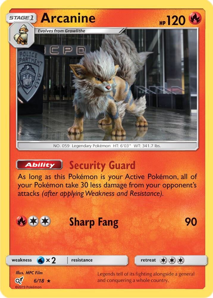 Arcanine - #6/18