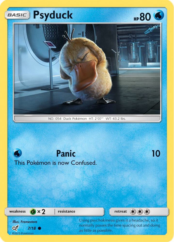 Psyduck (Holo Common) - #7/18