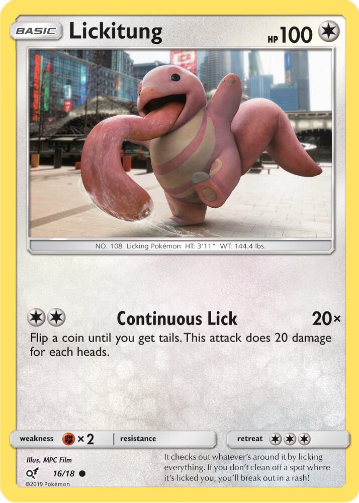 Lickitung (Holo Common) - #16/18