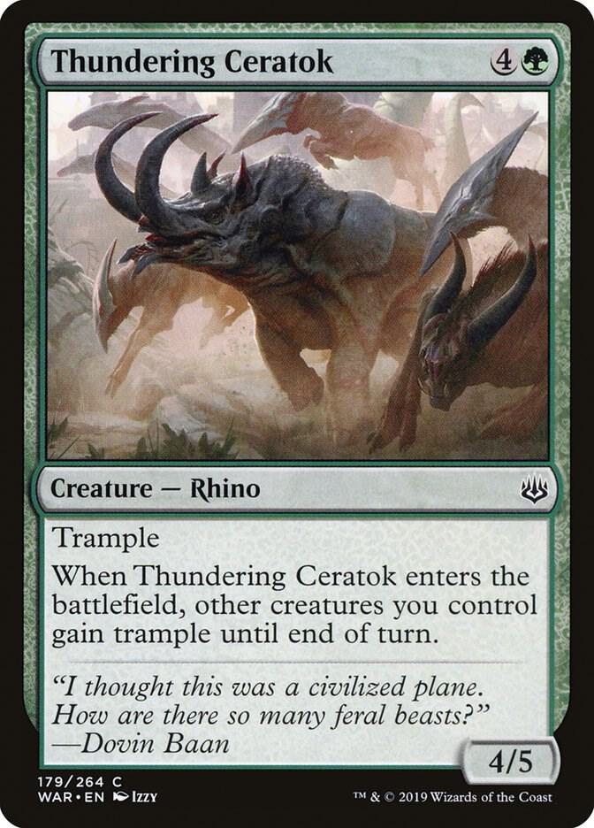 Thundering Ceratok - #179