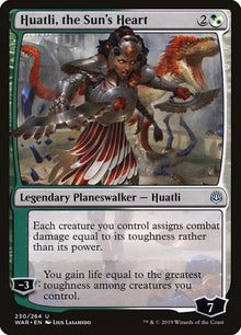 Huatli, the Sun's Heart - #230
