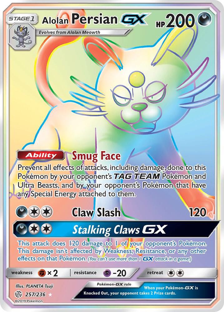 Alolan Persian GX (Secret) - #257/236