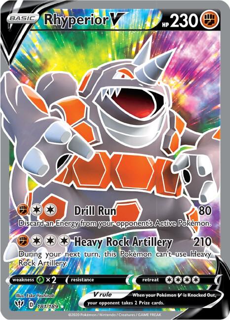 Rhyperior V (Full Art) - #181/189