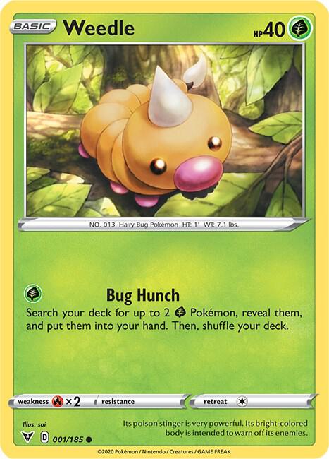 Weedle - #001/185
