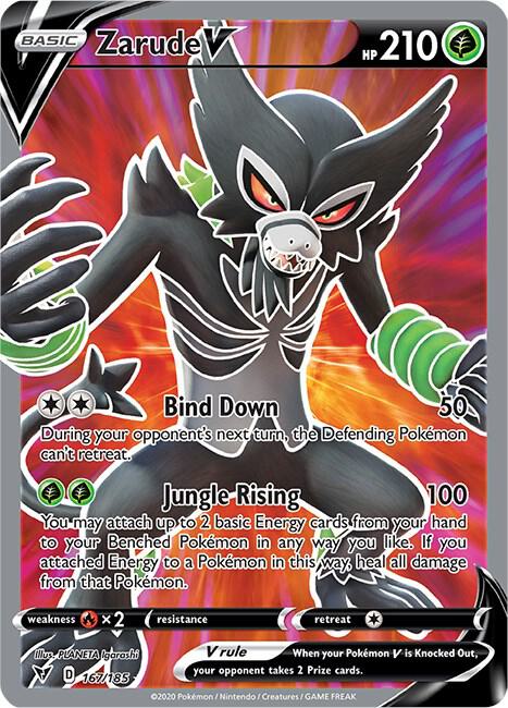 Zarude V (Full Art) - #167/185