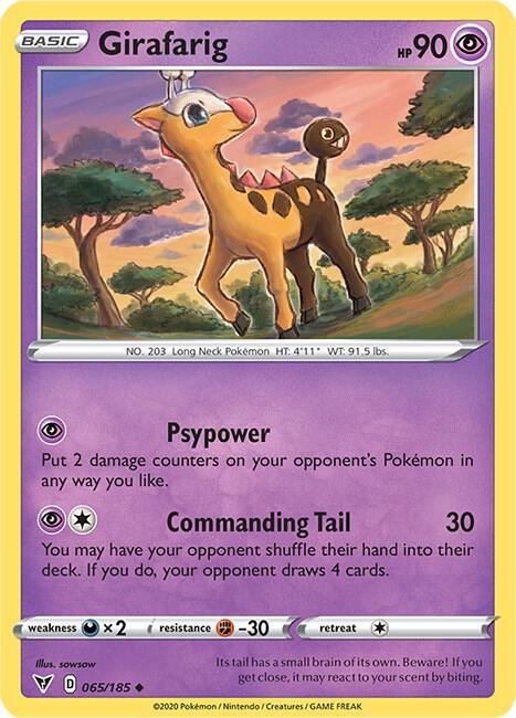 Girafarig - #065/185