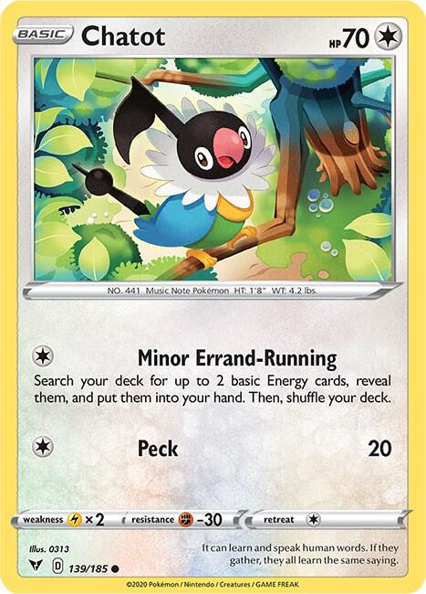 Chatot - #139/185