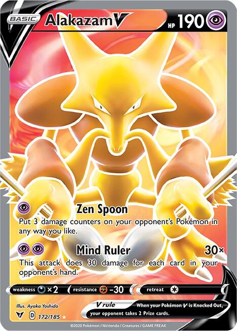 Alakazam V (Full Art) - #172/185