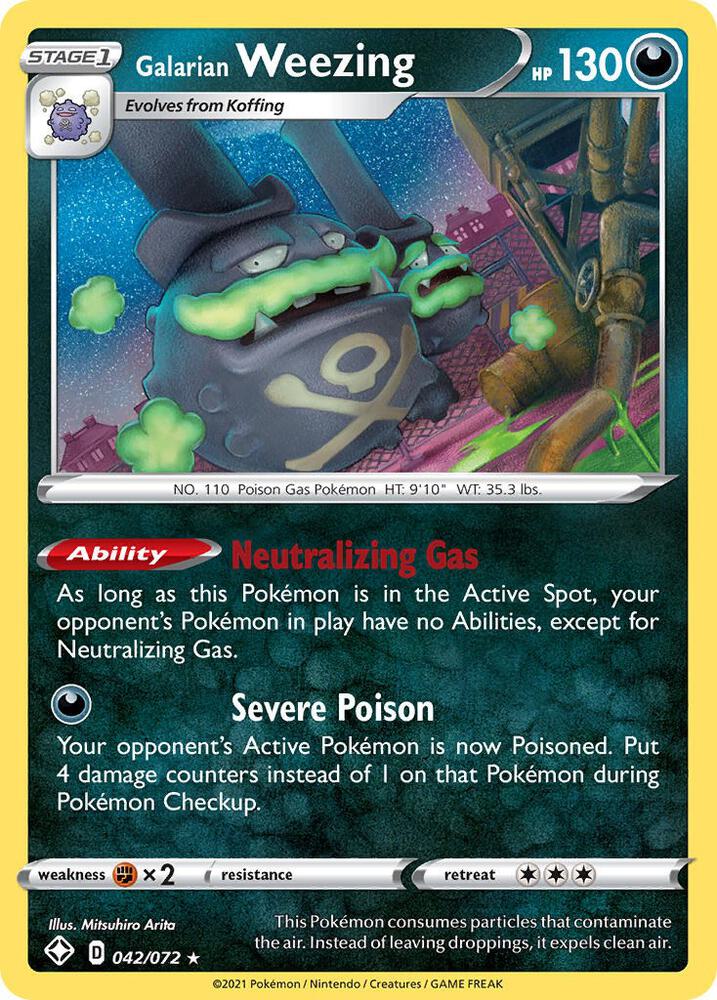 Galarian Weezing - #042/072