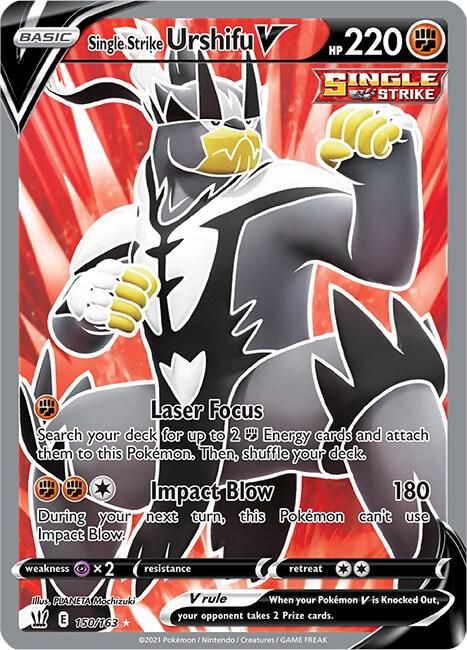 Single Strike Urshifu V (Full Art) - #150/163