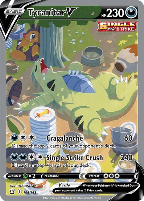 Tyranitar V (Alternate Full Art) - #155/163