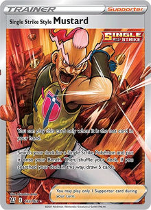 Single Strike Style Mustard (Full Art) - #163/163