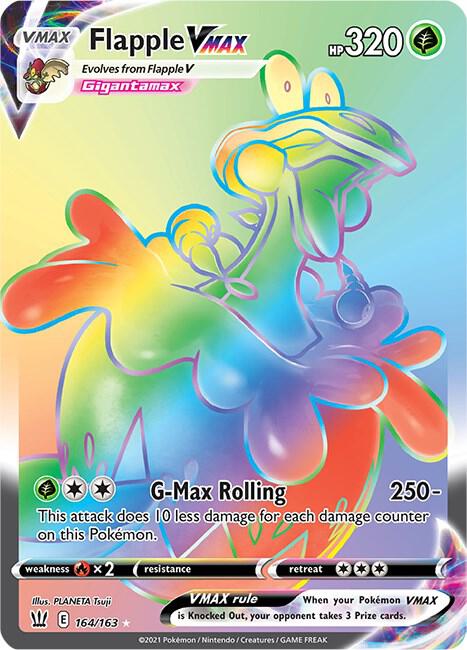Flapple VMAX (Secret) - #164/163