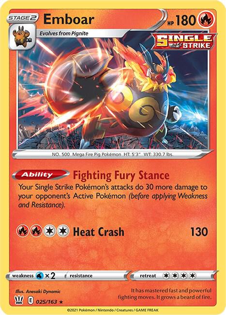 Emboar - #025/163