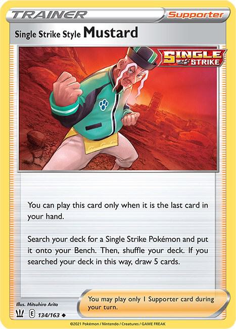 Single Strike Style Mustard - #134/163