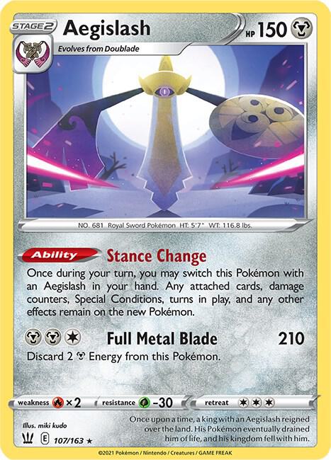 Aegislash (107) - #107/163