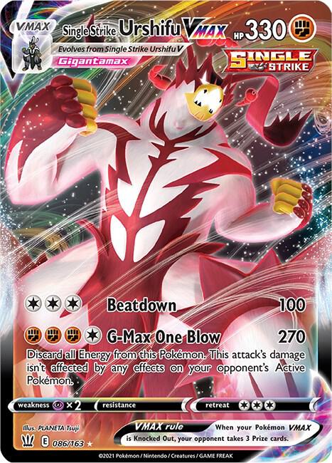 Single Strike Urshifu VMAX - #086/163