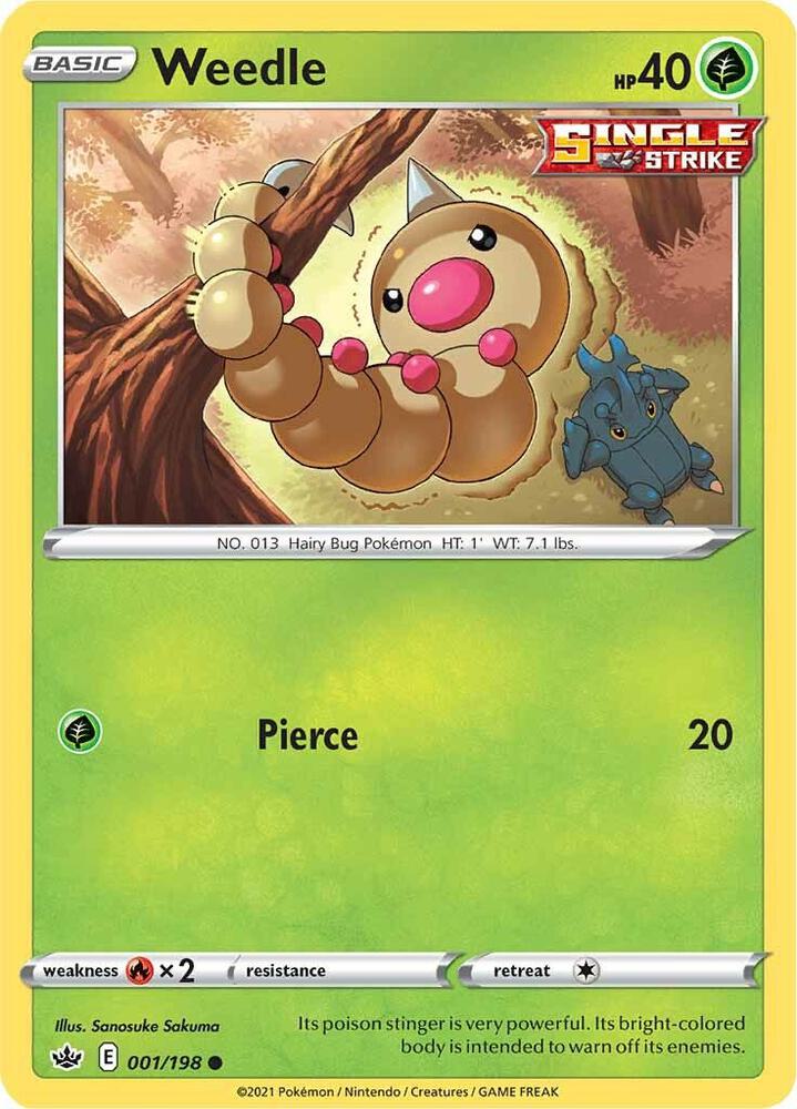 Weedle - #001/198