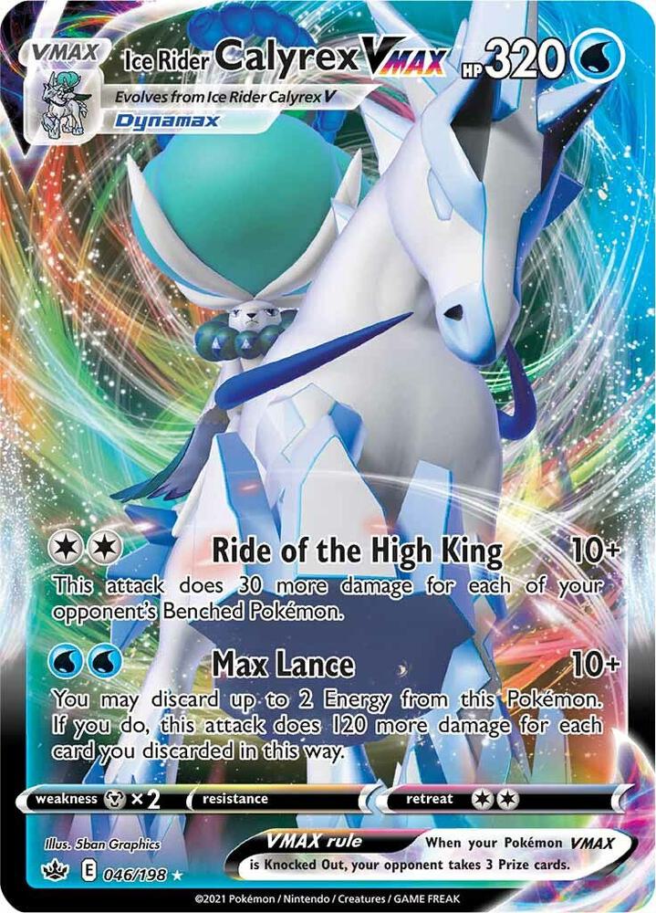 Ice Rider Calyrex VMAX - #046/198