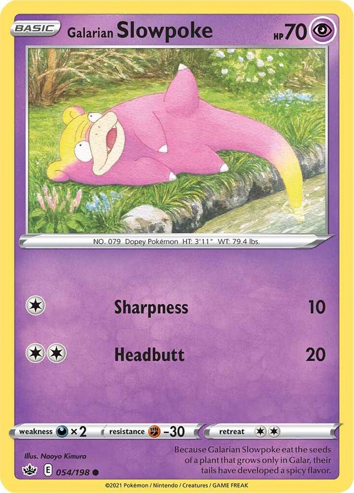 Galarian Slowpoke - #054/198