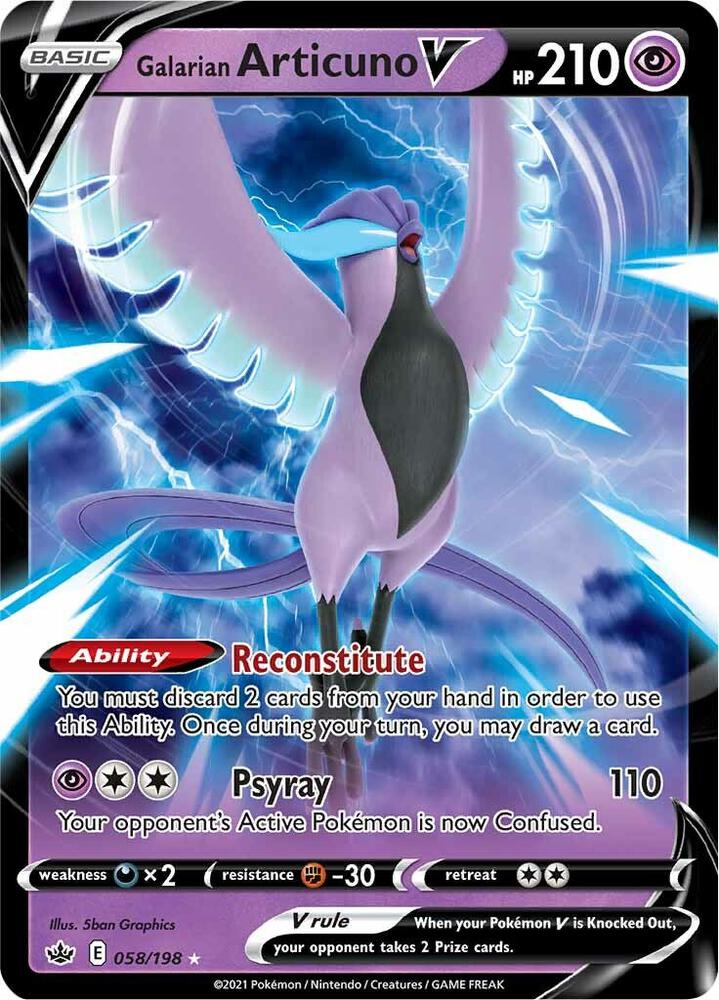 Galarian Articuno V - #058/198