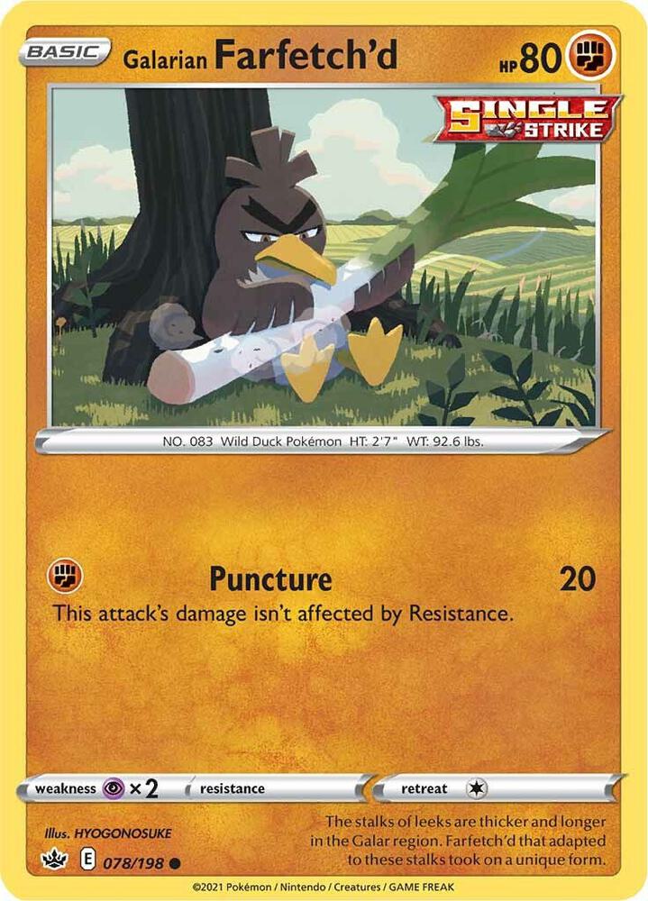 Galarian Farfetch'd - #078/198