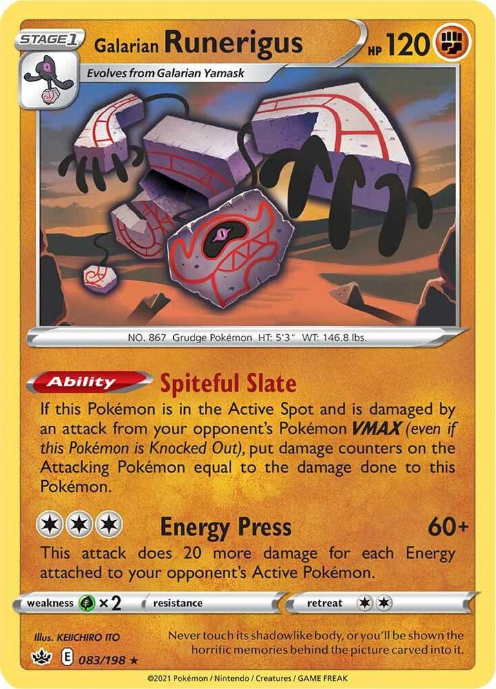 Galarian Runerigus - #083/198