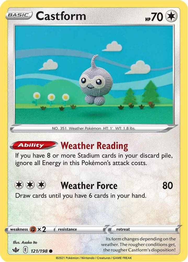 Castform - #121/198