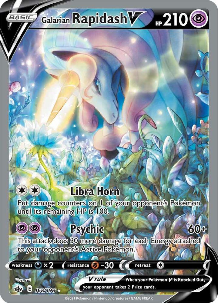 Galarian Rapidash V (Alternate Full Art) - #168/198