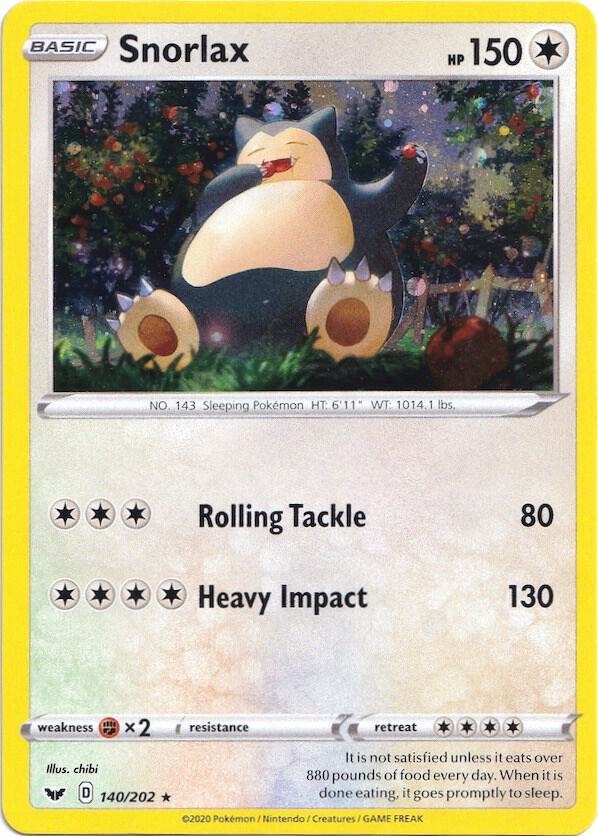 Snorlax - 140/202 (Cosmos Holo) - #140/202