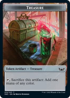 Treasure (015) // Rogue Double-Sided Token - #15 // 7