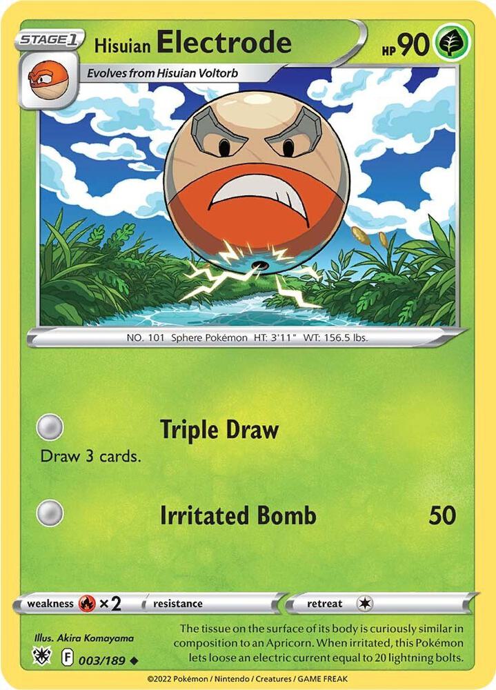 Hisuian Electrode - #003/189