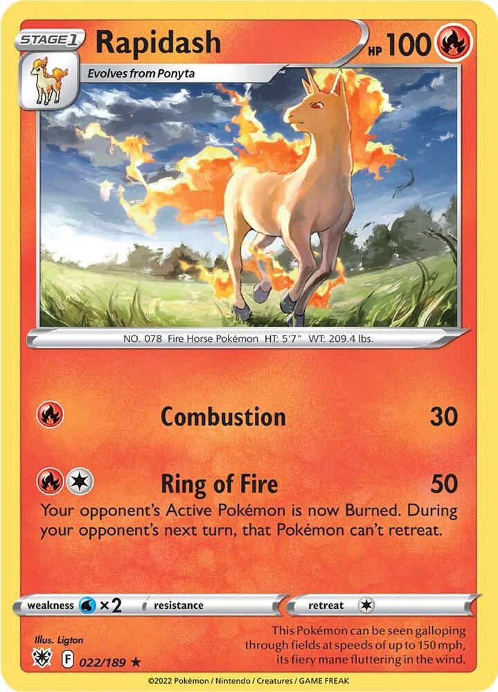 Rapidash - #022/189