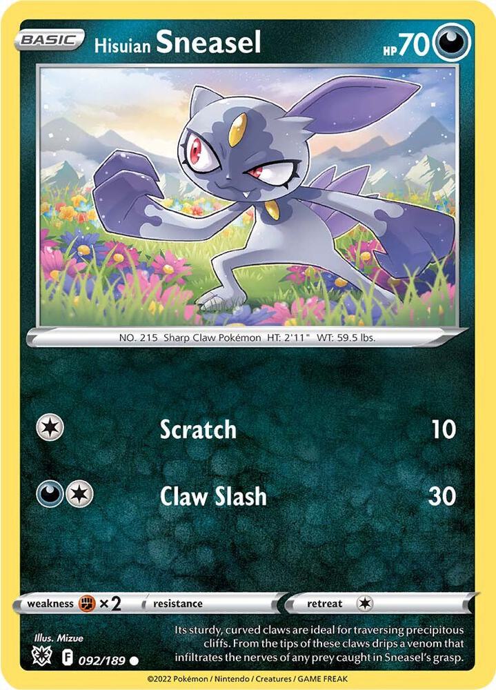 Hisuian Sneasel - #092/189