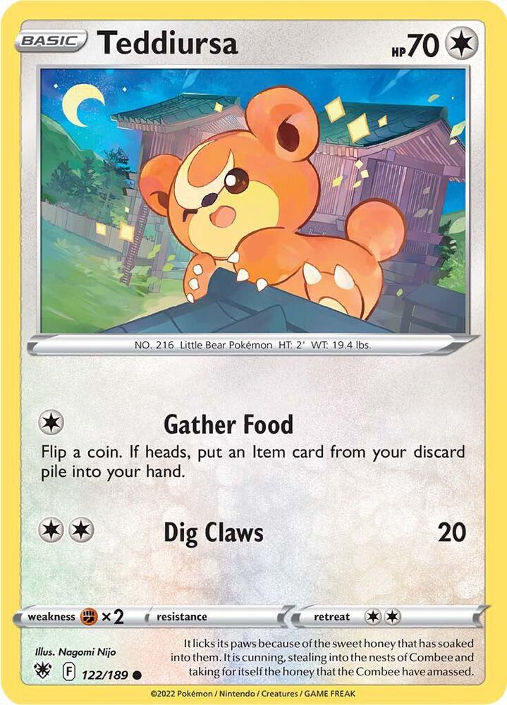 Teddiursa - #122/189