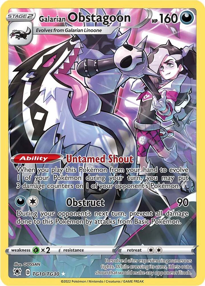 Galarian Obstagoon - #TG10/TG30
