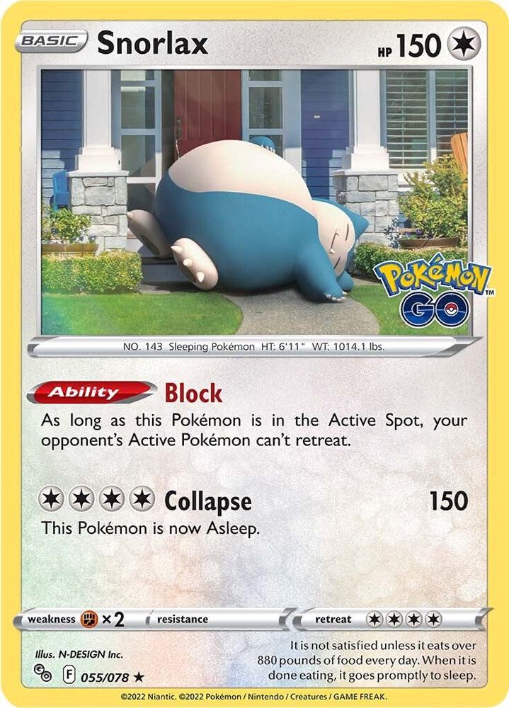 Snorlax - #055/078