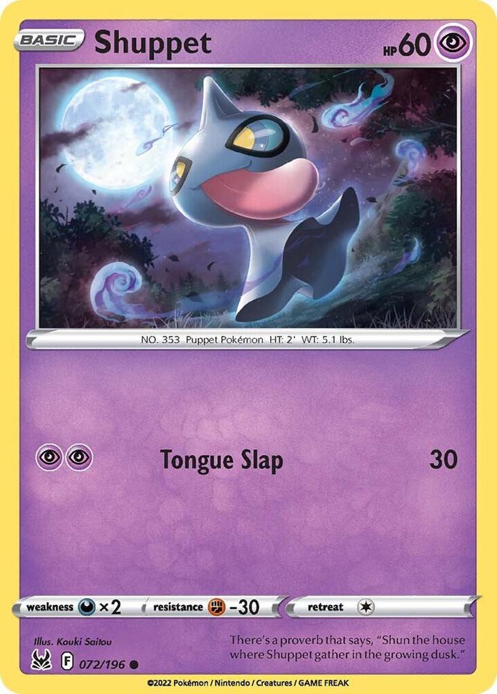 Shuppet - #072/196